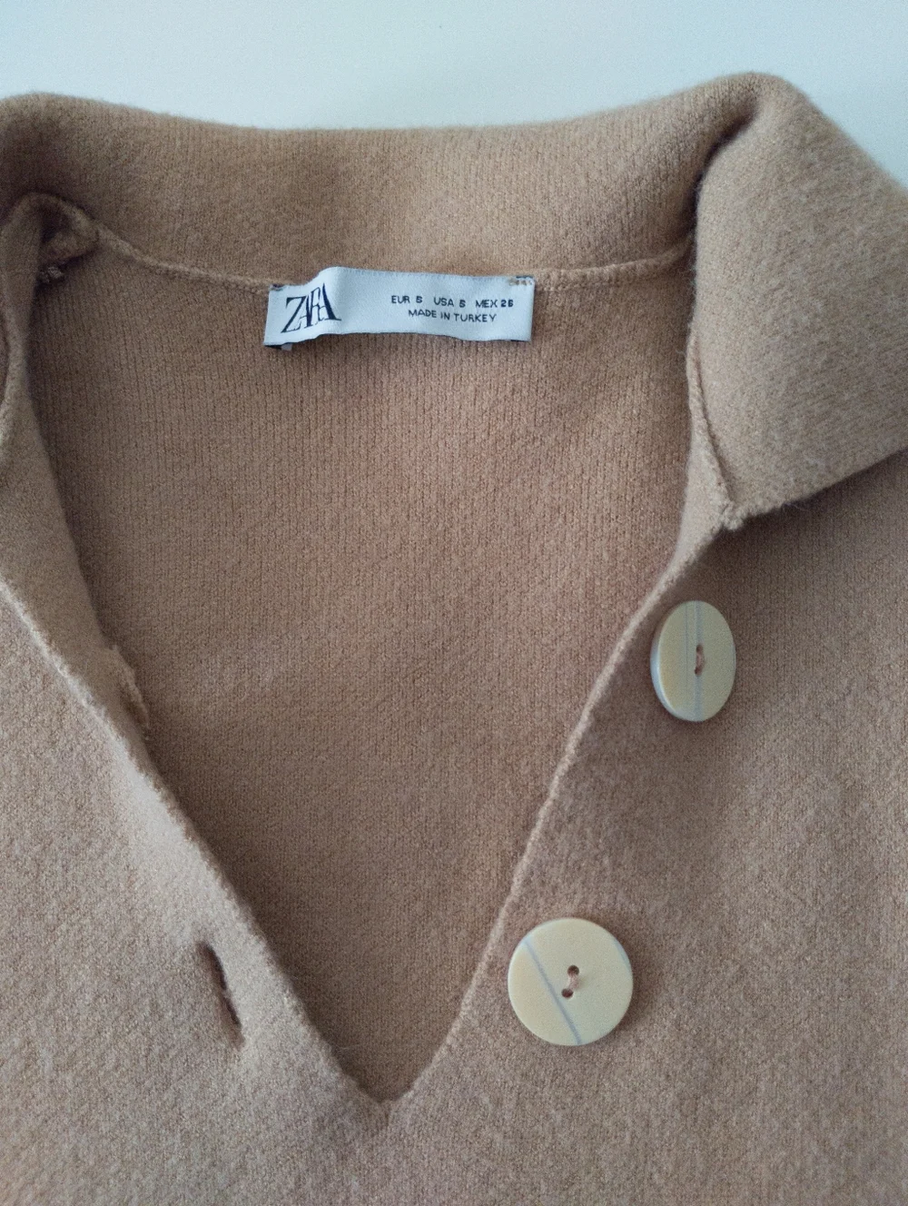 Zara Oversized Knit Poncho Size Small - Picture 4 of 8